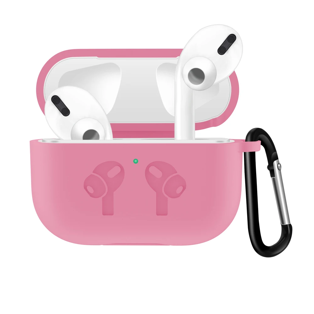 Для Apple Airpods Pro Чехол Air Pods Pro Чехол Funda беспроводные наушники защитный чехол для Air Pods Pro Earpods чехол - Цвет: Pink