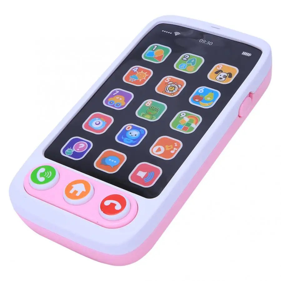 Электронный имитации телефон игрушка музыка светильник для мобильного телефона