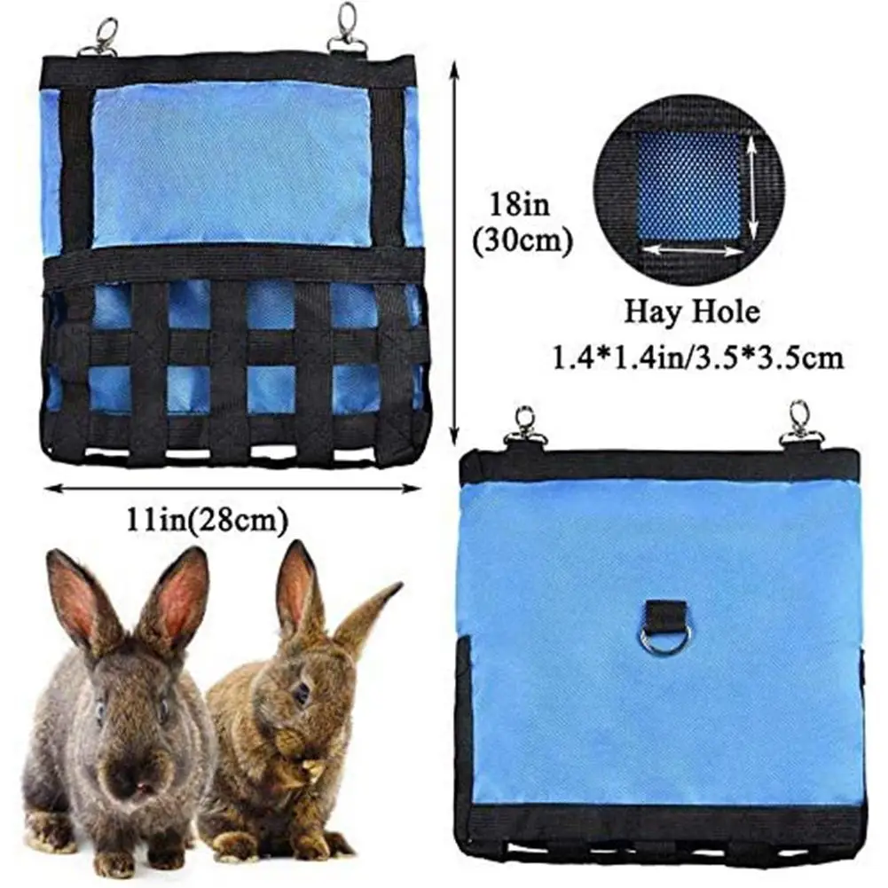 

Small Animal Hay Bag Hanging Feeder Food Sack Holder Cage Accessories For Rabbit Chinchilla Dutch Rat