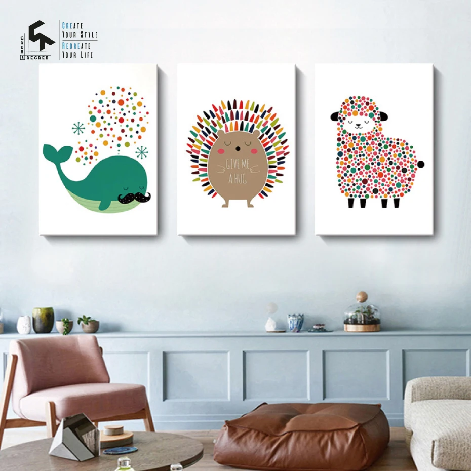 Создайте и воссоздавайте постеры принты в скандинавском стиле Постер горошек с