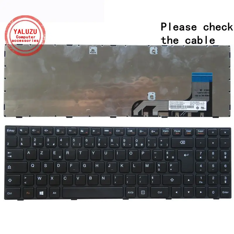 

NEW French FR Laptop Keyboard For LENOVO TIANYI/Ideapad 100-15 100-15IBY 300-15 B50-10 Series