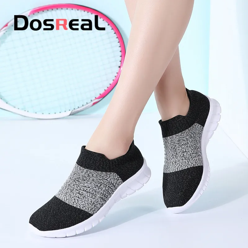 Dosreal Женская обувь на плоской подошве Сезон весна Новинка Модные носки для