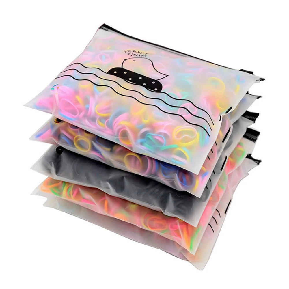 

Резинки для волос Разноцветные Одноразовые, 1000 шт.