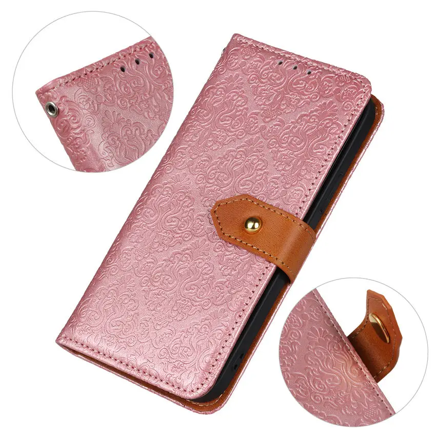 

Alcatel 1S 2020 Mixed Colors Shockproof PU Leather Case For Alcatel 1V 3L 2020 Luxury Magnet Embossed Cover Alcatel 1S 1 S Etui