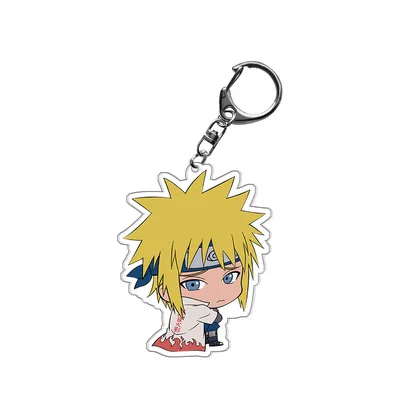 

Anime Figure Keychain Cartoon Print Double-side Acrylic Key Ring Holder Bag Charm Classic Anime Jewelry Teens Gift