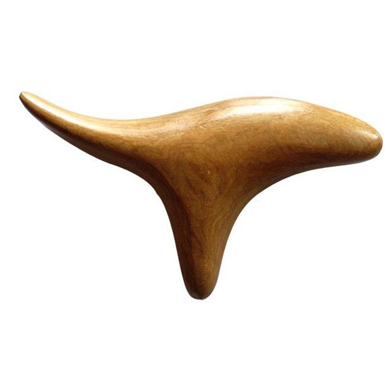 Треугольная конусная тарелка Camphorwood деревянная Массажная акупунктурный