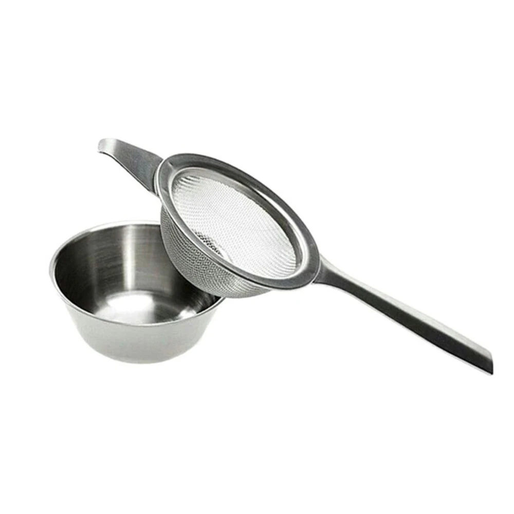 

Stainless Steel Mesh Tea Infuser Metal Cup Strainer Strainer Loose Leaf Filter With Handle Kitchen Tool