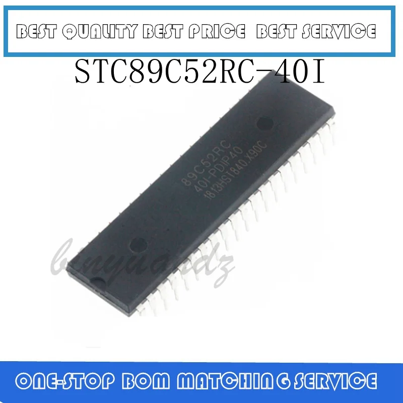 

10PCS STC89C52RC-40I-PDIP4 STC89C52RC-40I-PDIP40