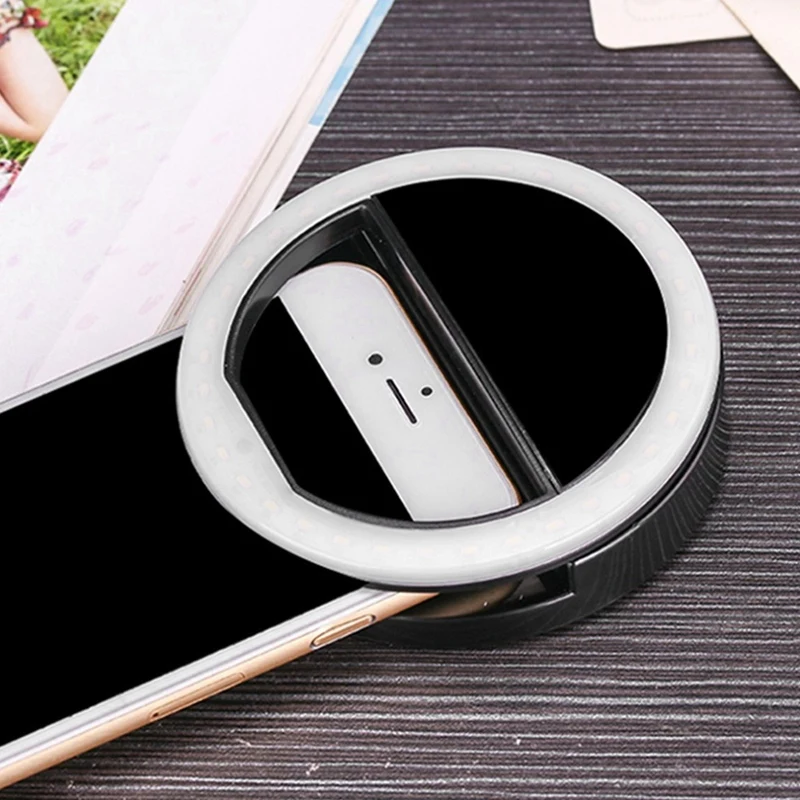 Универсальная светодиодная вспышка для селфи портативная лампа мобильный