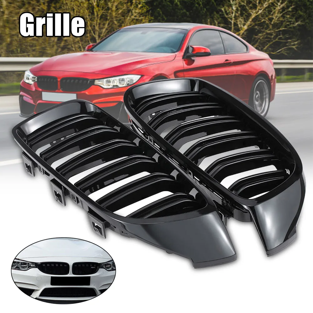 Горячая 1 пара автомобильный передний двойной планка почечная решетка гриль для