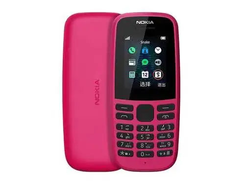 nokia 105（2019） refurbished original 105（2019） single sim dual sim phone 2g gsm 800mah unlocked cheap celluar phone