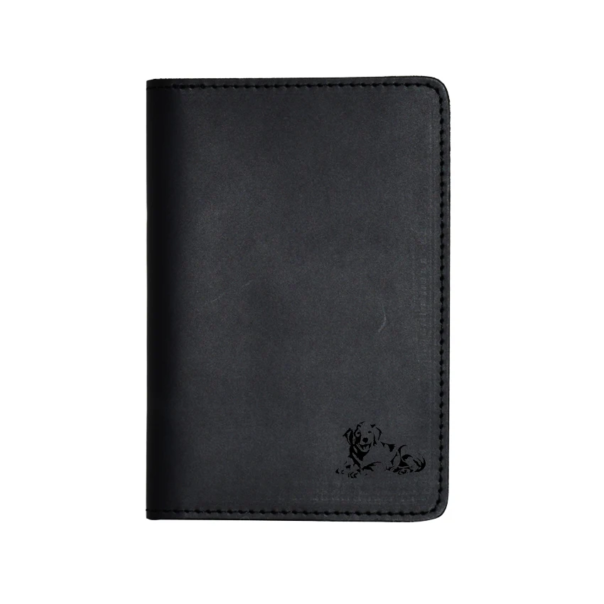 Чехол для путешествий с выгравированным изображением собаки Лабрадора кожаный