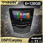 Автомагнитола для Cadillac ATS XTS CTS SRX 128-2013, 2018 ГБ, Android 11