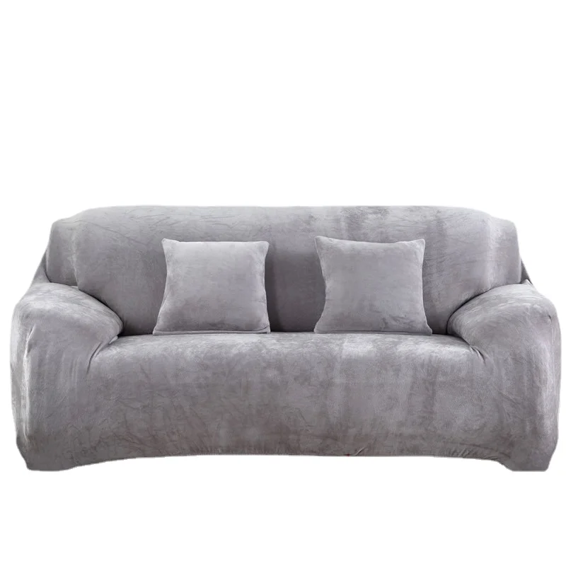 Чехол для дивана Современная цельная Цвет плюшевые эластичные диван крышку