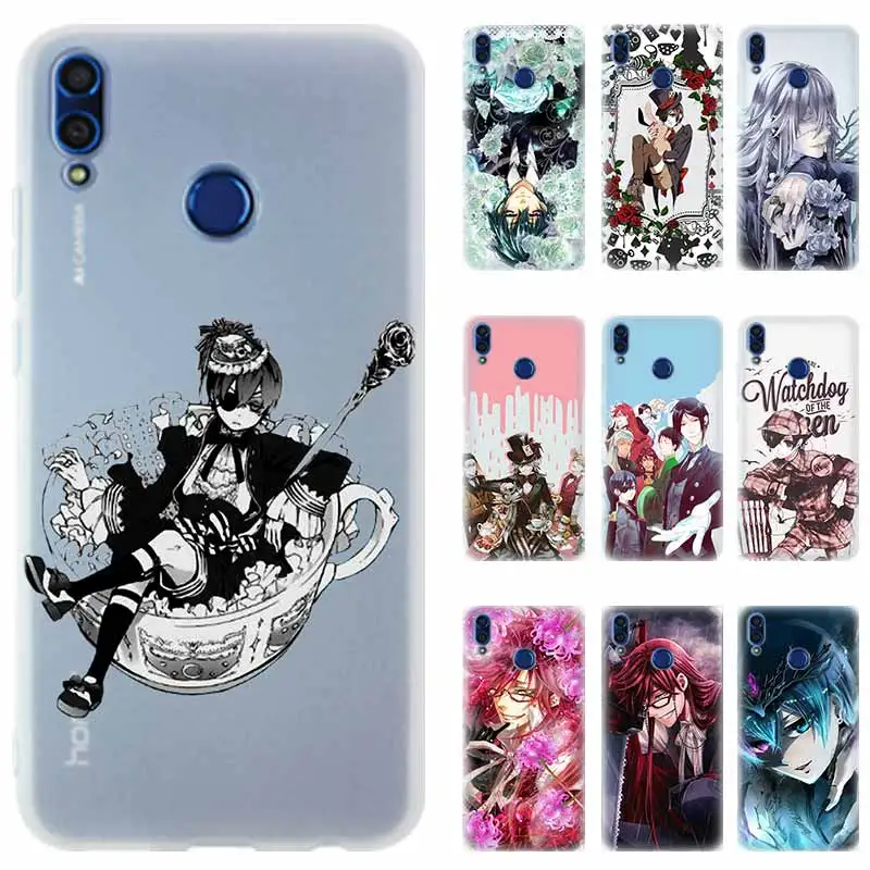 Черный силиконовый чехол Butler для телефона Huawei Honor 30 20 10 9 lite 9a 8a 7a Pro 8 10i 20i 30s|Бамперы|