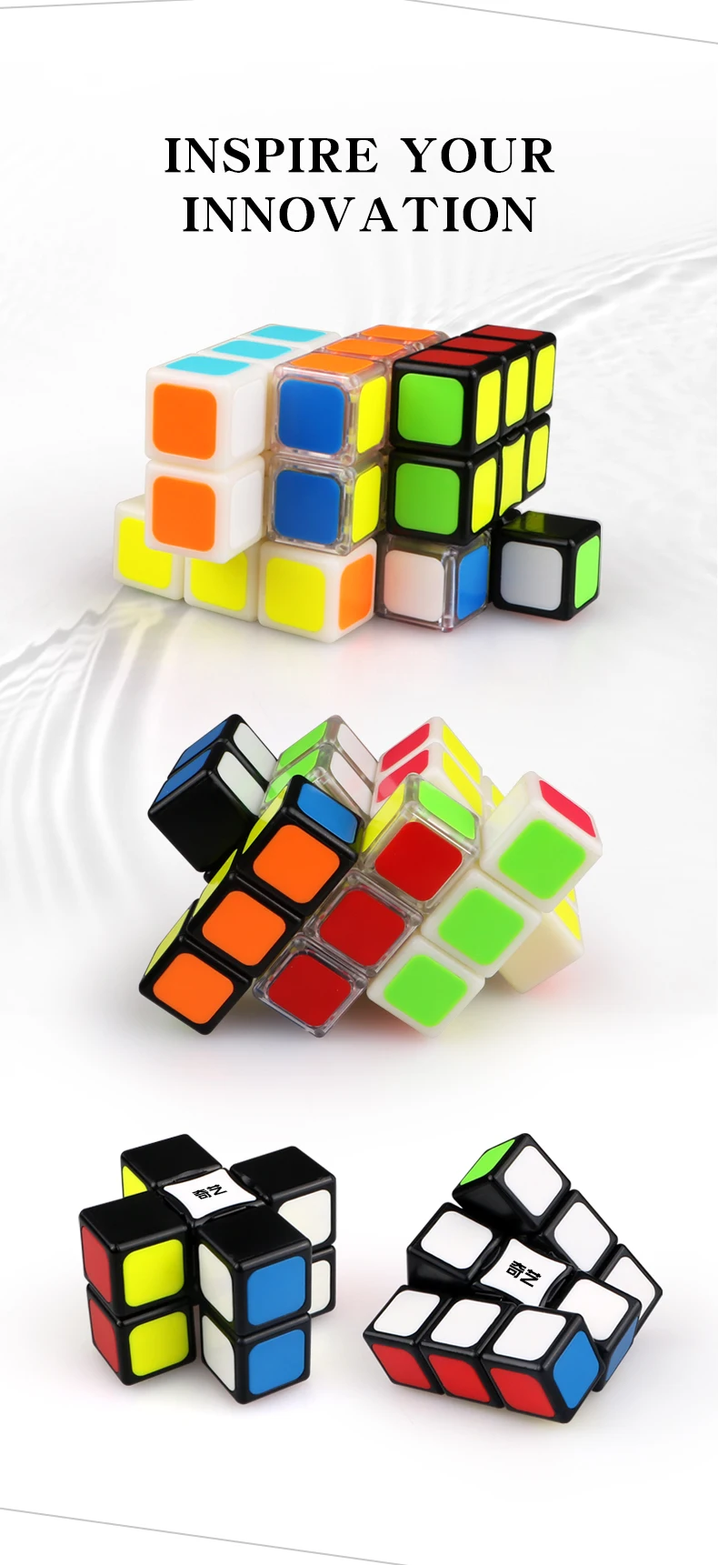 Qiyi 1x3x3 куб скоростная головоломка 133 магический куб qiyi 133 cubo magico антистресс игрушки для детей