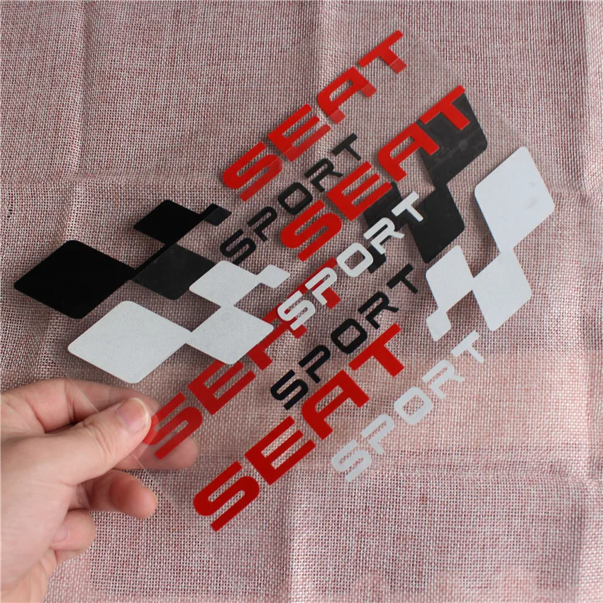 

2pcs Spain Car Decal Body Windows Sports Racing PVC Sticker Styling For Seat Leon Ibiza Altea Cordoba Toledo Accessories