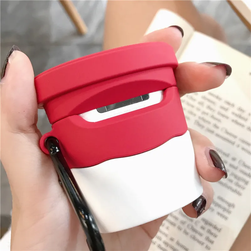 3D HAGEN Dazs Мороженица коробочка для мороженого кожа Чехлы наушников Apple Airpods 1/2