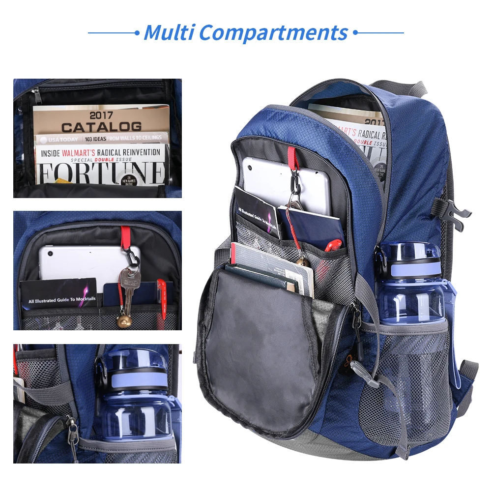 Водонепроницаемый походный рюкзак WATERFLY: Легкая водонепроницаемая сумка с