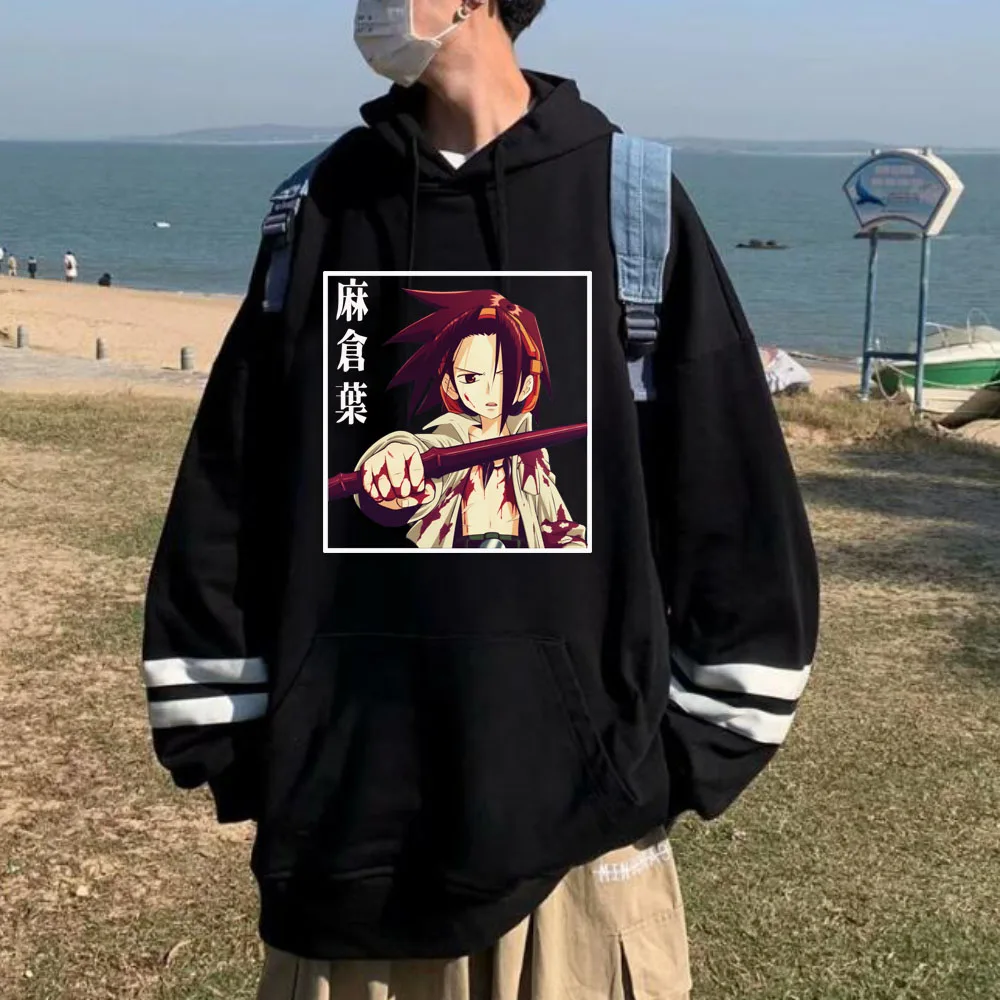 

2021 Hot Anime Hoodie Shaman King Pullovers Tops Long Sleeves Fit Unisex