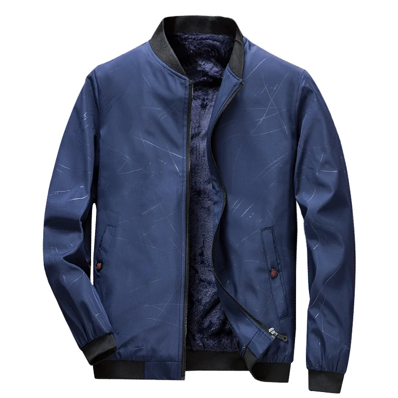 Мужская осенне зимняя брендовая Повседневная бархатная куртка Утепленная