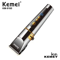 kemei professional electric hair clipper 2 hours fast charging hair clipper diy hair removal household styling tool km 9160