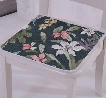 mianbulvyeqinxiang 19 цветов, подушки для кухонного стула, коврик для сидения, все сезоны, подушка для обеденного стула, автомобильный коврик, антисильковая подушка для сидения, almofada decorativa - Цвет: mianbulvyeqinxiang