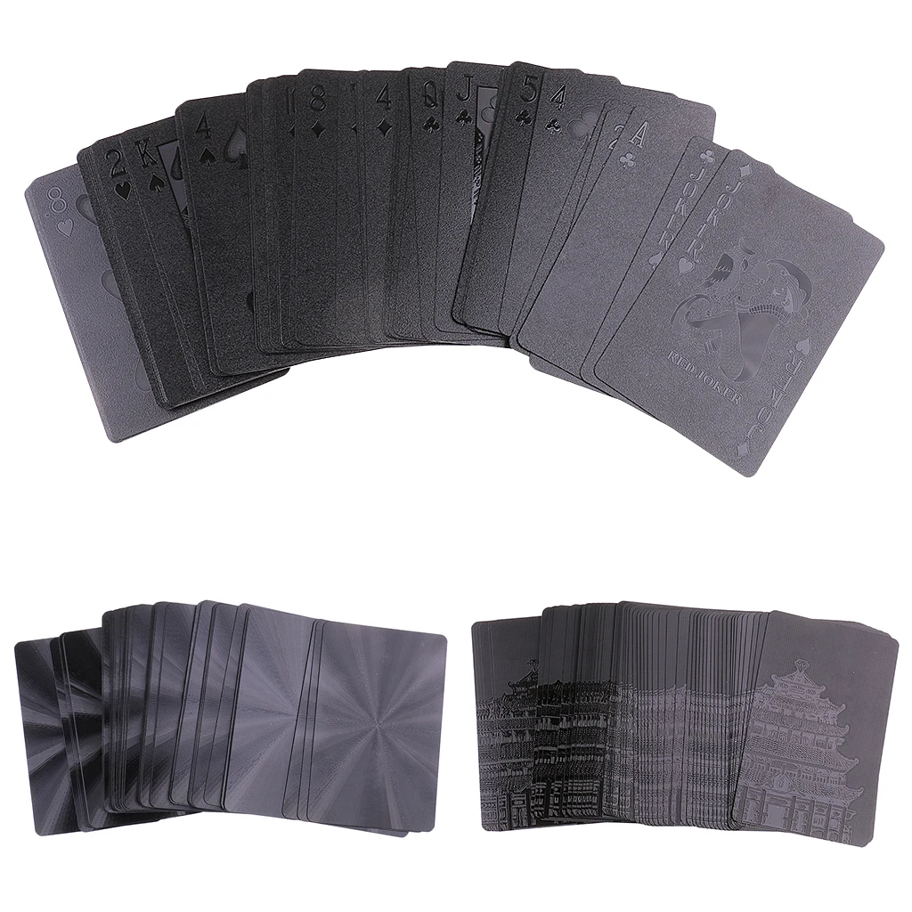 54 шт. водонепроницаемые пластиковые идентификационные игральные карты | Спорт и
