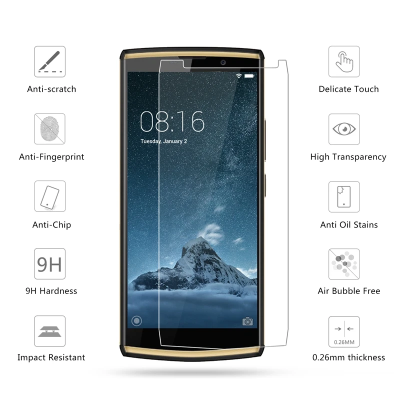 Для Oukitel K7 Pro закаленное стекло Взрывозащищенная защитная пленка для экрана