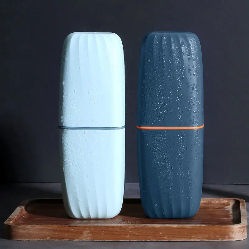 Дорожная чашка для полоскания рта зубной щетки семейный набор портативный чехол