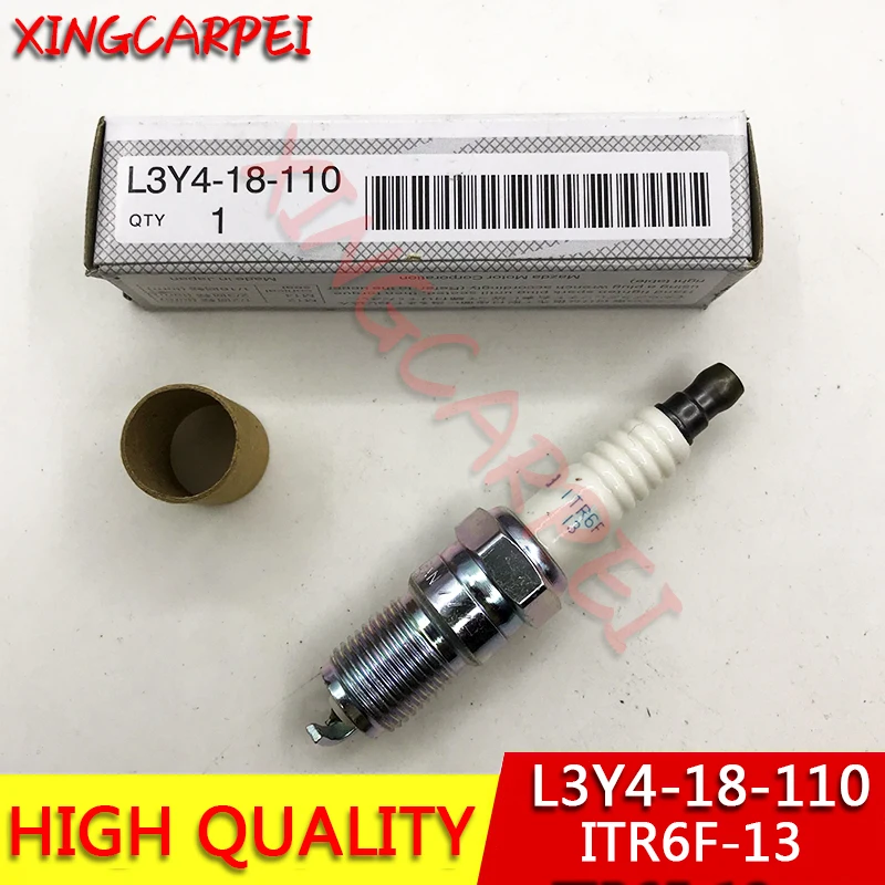 4 шт. L3Y4 18 110 ITR6F 13 иридиевая Свеча зажигания для Mazda 3 Ford Escape Jaguar X типа L3Y418110 ITR6F13 авто