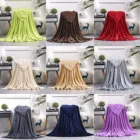 Мягкое теплое одеяло из кораллового флиса, зимнее одеяло для кровати, простыня, покрывало, однотонные фланелевые одеяла для дивана, клетчатое плюшевое одеяло