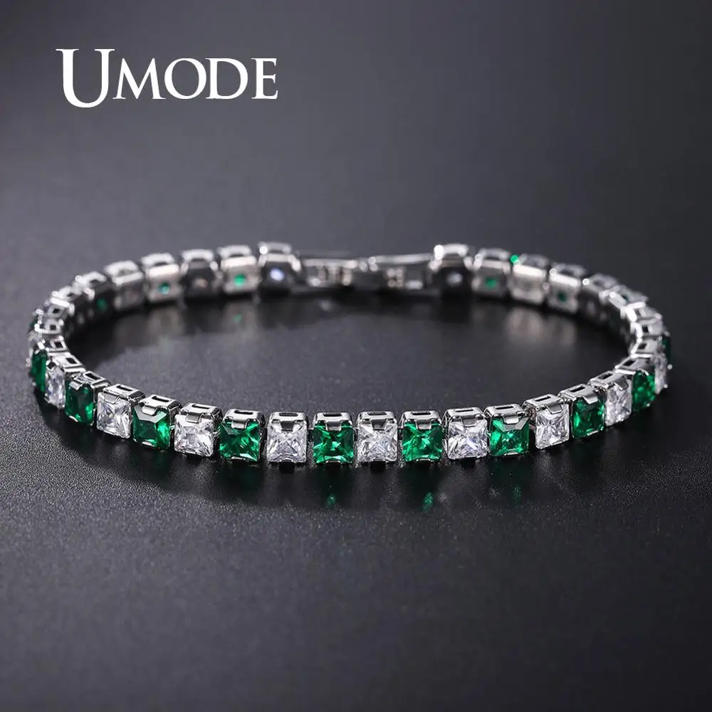 Модный браслет UMODE с кубическим цирконием для тенниса женские | Отзывы и видеообзор
