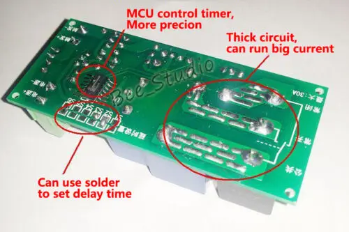 Многофункциональный релейный модуль Optocouple переключатель с таймером 12 В