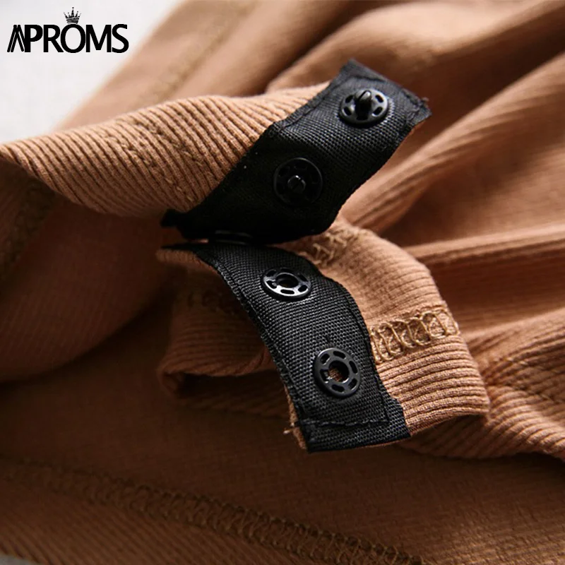 Aproms белый квадрат шеи трикотажные боди Для женщин пикантные Ribbed Long Sleeve Slim Fit боди уличная комбинезон для Для женщин топ