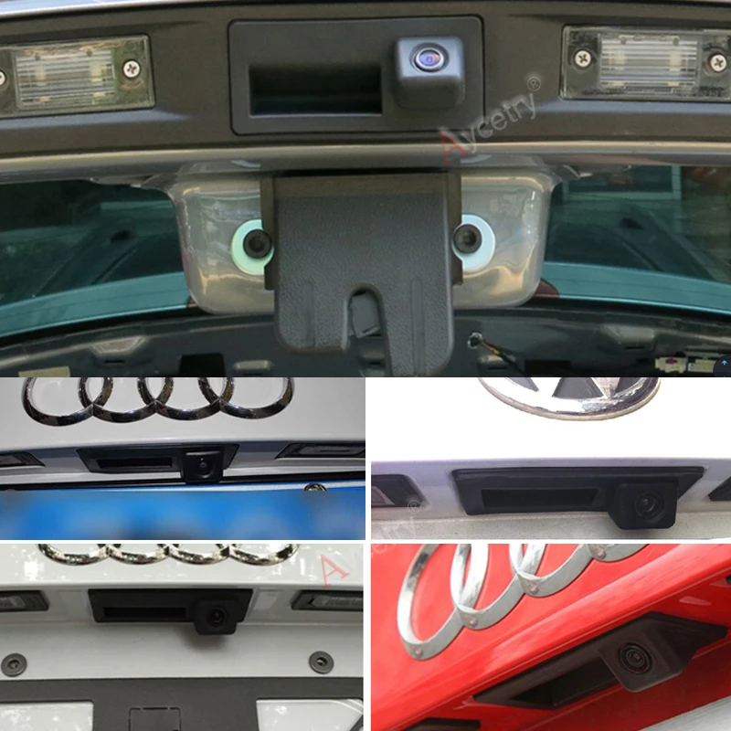 180 градусов 1080P AHD камера заднего вида автомобиля для VW Passat Golf Polo Jetta Tiguan Touareg B6 B7 Audi