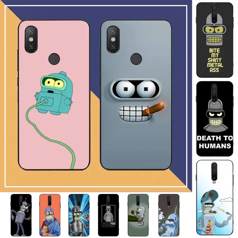 

FHNBLJ Cute Futuramas for kid Phone Case for RedMi note 7 8 9 6 5 4 X pro 8T 5A