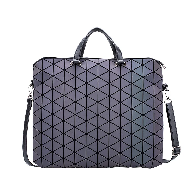 

Lovevook women handbag shoulder bags large capacity foldable Totes female luxury women bags designer geometric luminous bag 2021