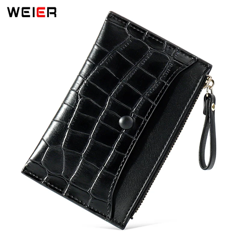 Портативный маленький кошелек для женщин женский бумажник из искусственной кожи