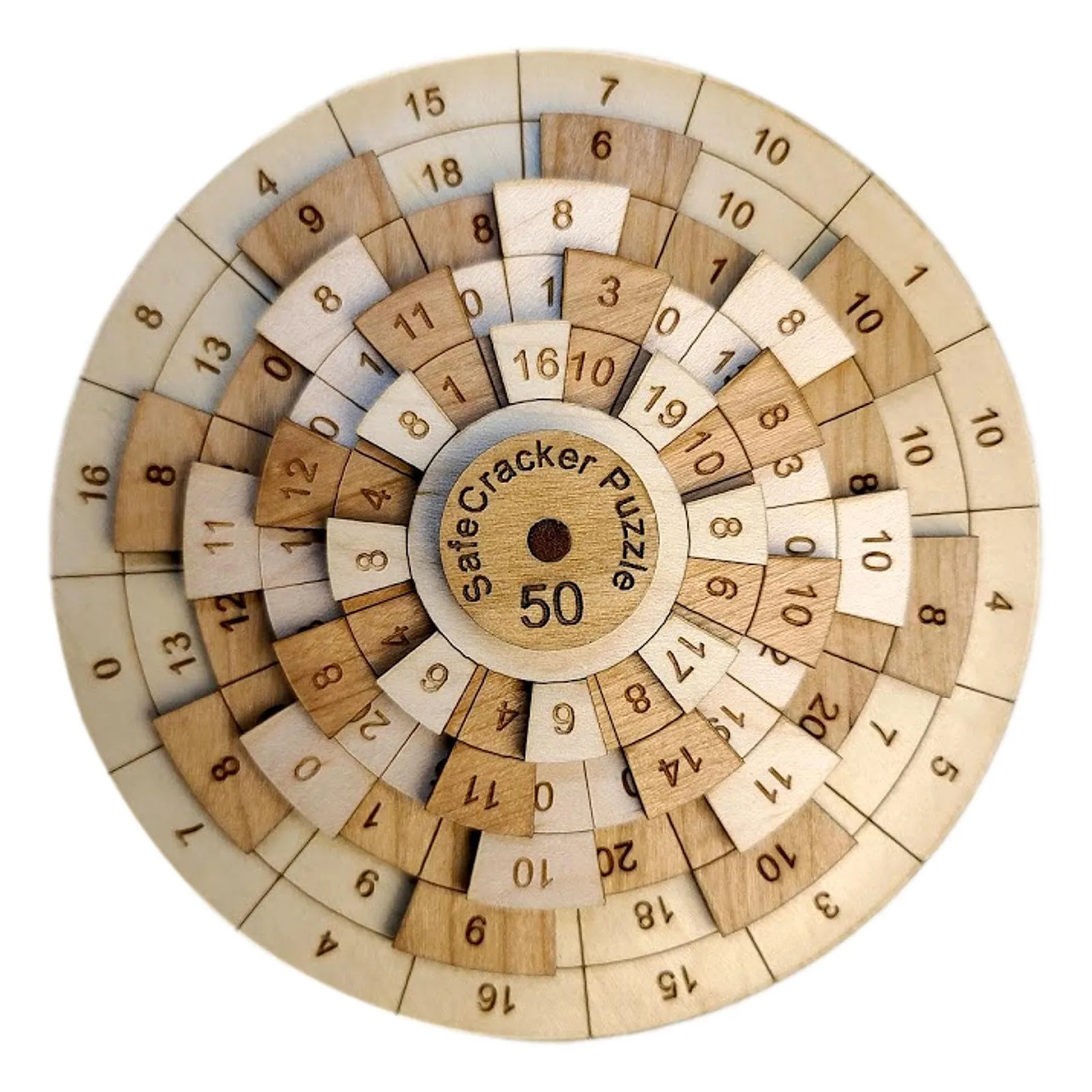 

Number Puzzle Wooden Puzzle 50 Adult Kids Interactive High Intelligence Development Digital Turntable Chidren Educational Toys