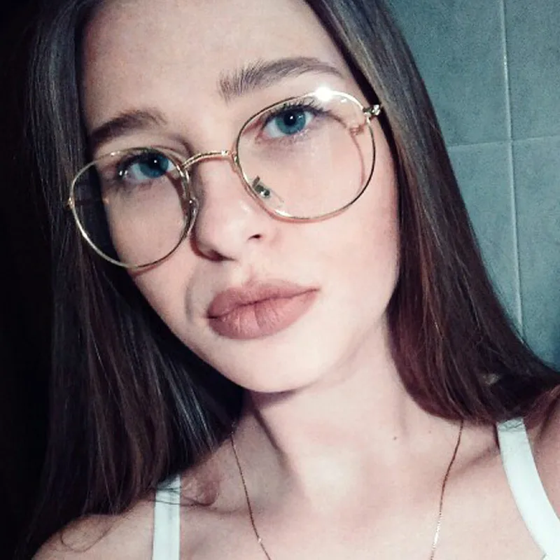 Овальные металлические очки для чтения женские и мужские компьютерные с