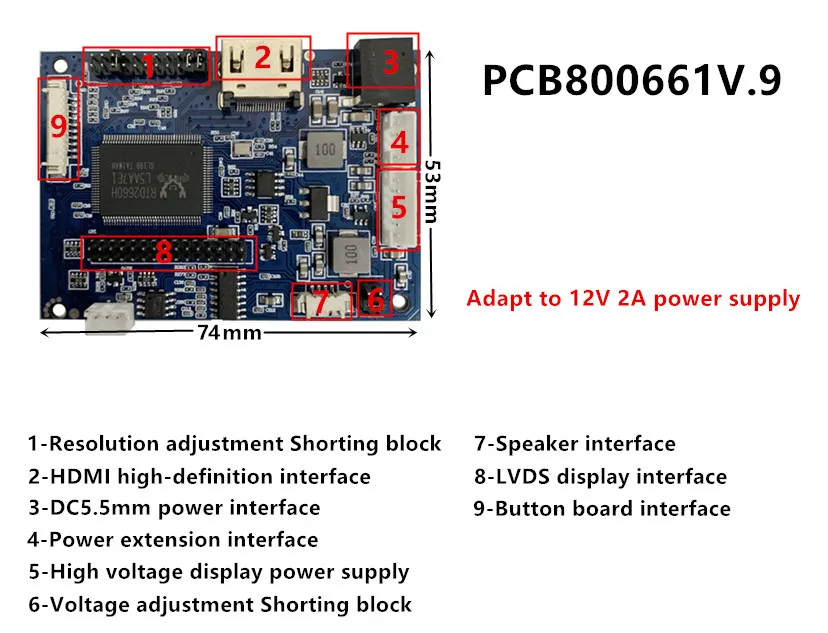 Highly Compatible Universal TFT TN IPS LCD Screen Display HDMI VGA AV Driver Control Board 30Pin/40Pin LVDS EDP TTL | Компьютеры и