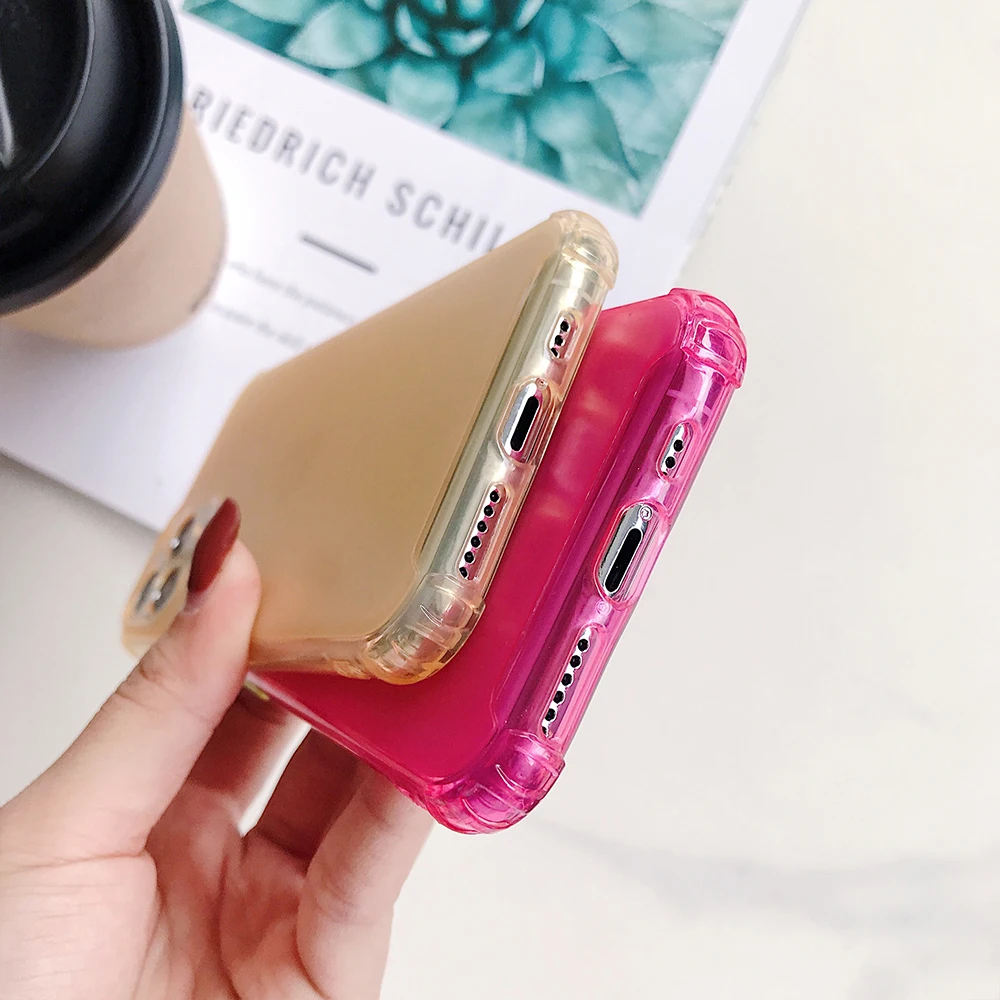 Fluorescent Bumper Hard PC Shockproof Phone case For Note10 pro plus M10 M40S A10 A750 A70 A50 A51 A30 A20E A10S A9 Starpro 2018 | Мобильные