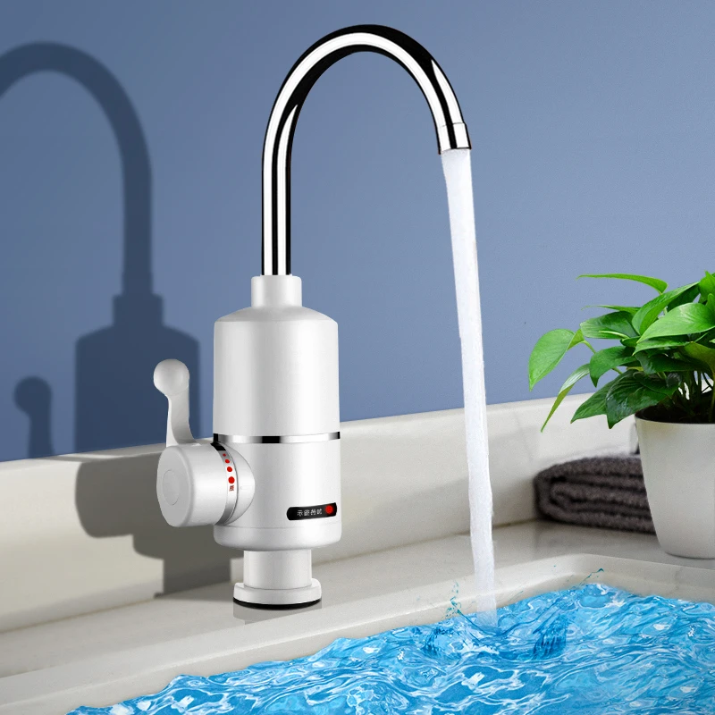 

Electric Water Heater Tankless Kitchen Instant Hot Water Tap Heater Electric Water Faucet Heating tap 220v 3000W