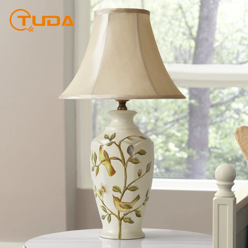 Туда американская белая как старая фарфоровая Ручная роспись цветок и птица