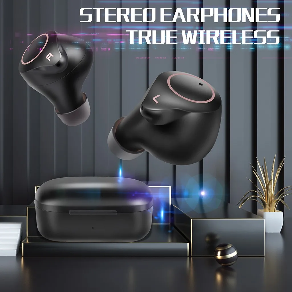 T1 Pro Tws True Aptx Bluetooth 5 0 Беспроводная зарядка Hd Наушники Fone De Ouvido Прямая