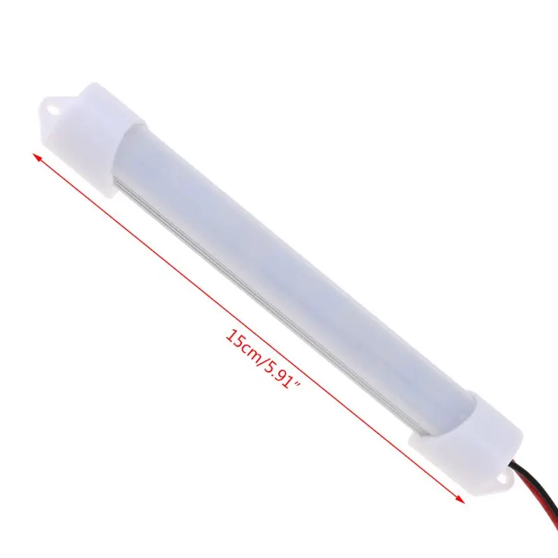 

40JE 1PC White 12V 5630 9LED Car LED SMD Interior Light Bar Tube Strip Lamp Boat