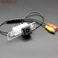 bigbigroad vehicle wireless rear view parking ccd camera hd color image waterproof for skoda combi scout roomster 5j