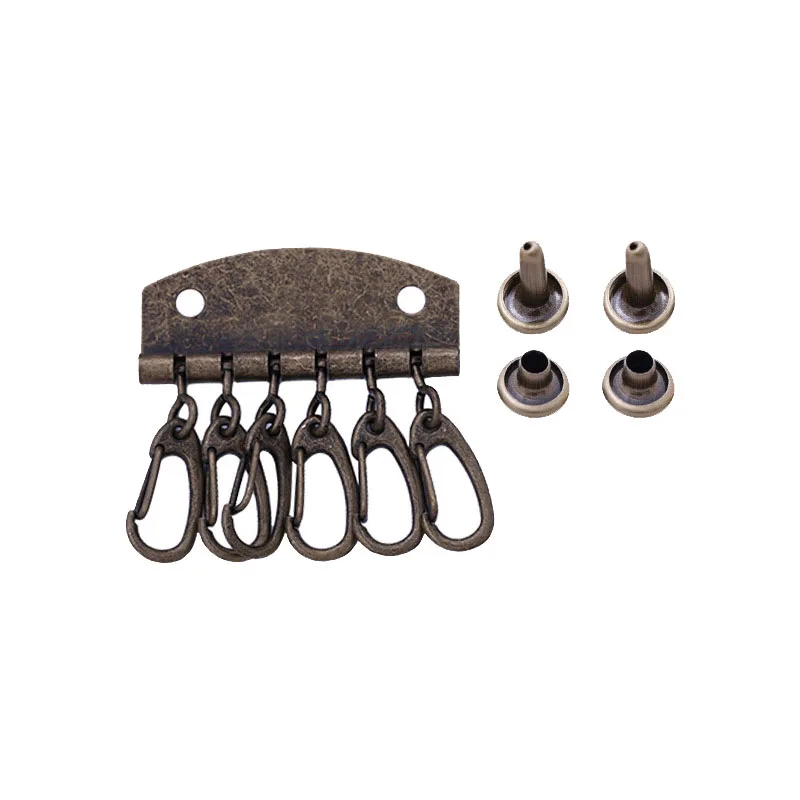 2 шт. швейная металлическая посуда держатель для ключей тканевые кожаные