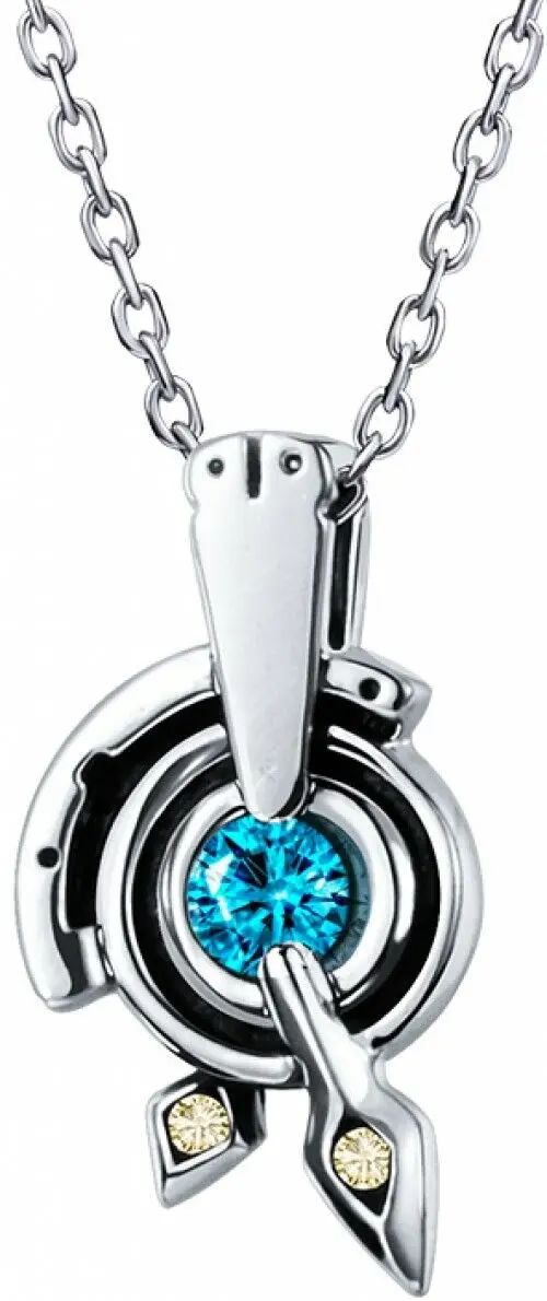 Anime NO GAME LIFE Dora Jibril Pendant Silver Necklaces Cosplay Props Jewelry Birthday Gift Necklace | Тематическая одежда и